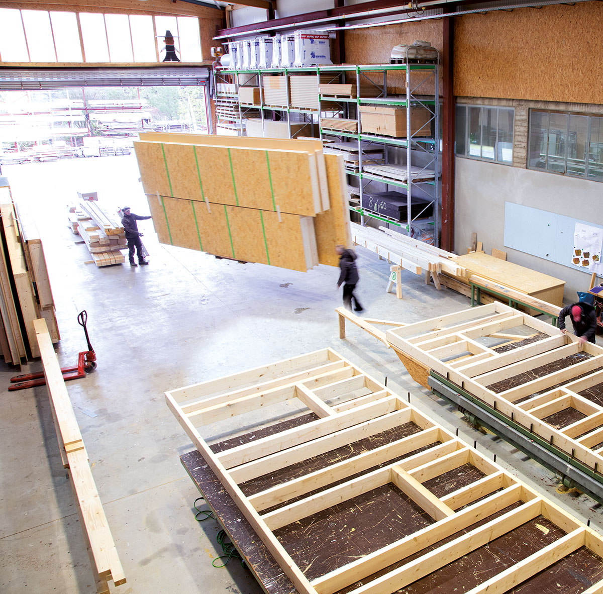 Holzbau-Dahm, Holzrahmenbau, Montage, Zimmerei, Holzhaus, Bedachung, oekologisch Bauen